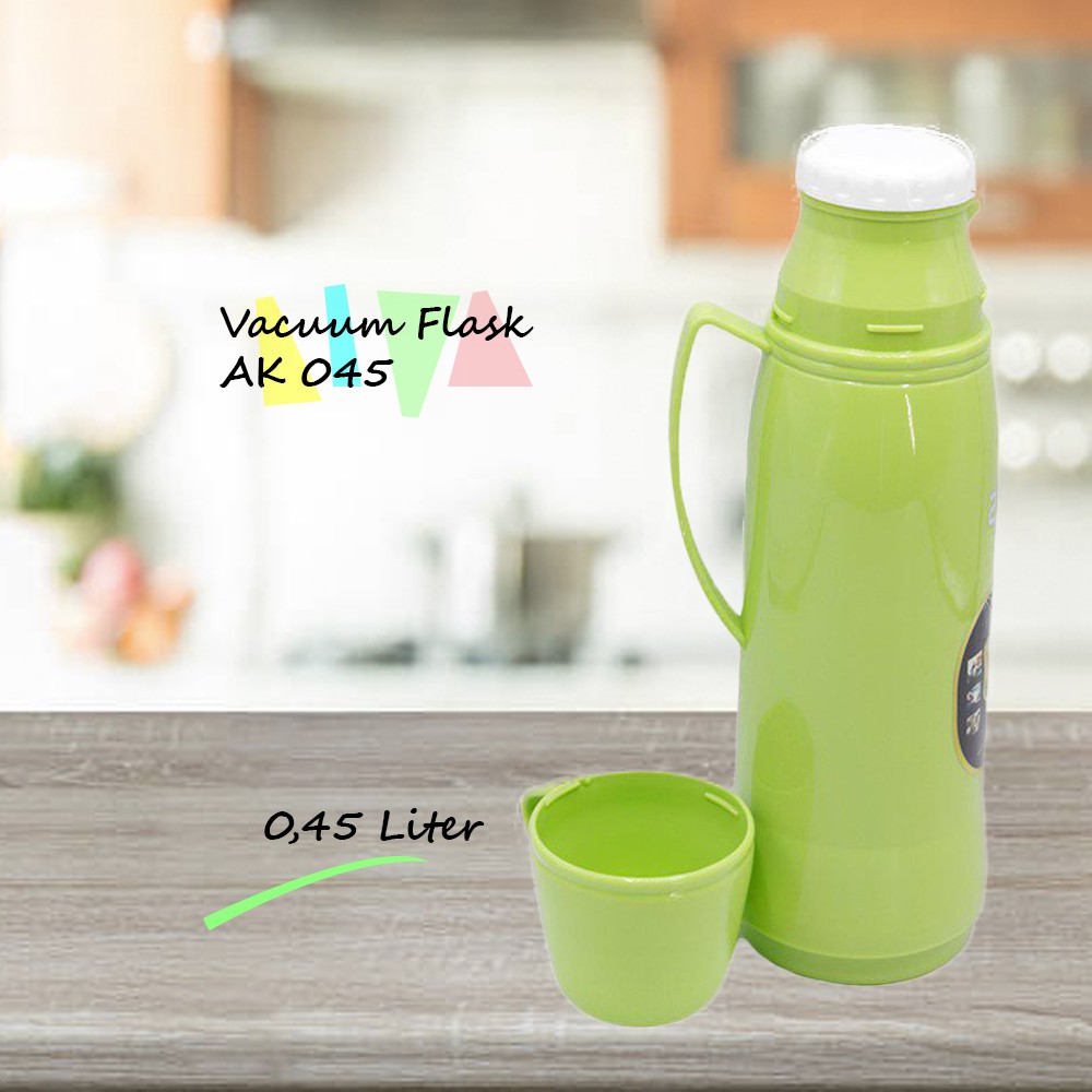 Alldaysmart Termos Glass Vacuum Flask AK045 450ml - Random Color