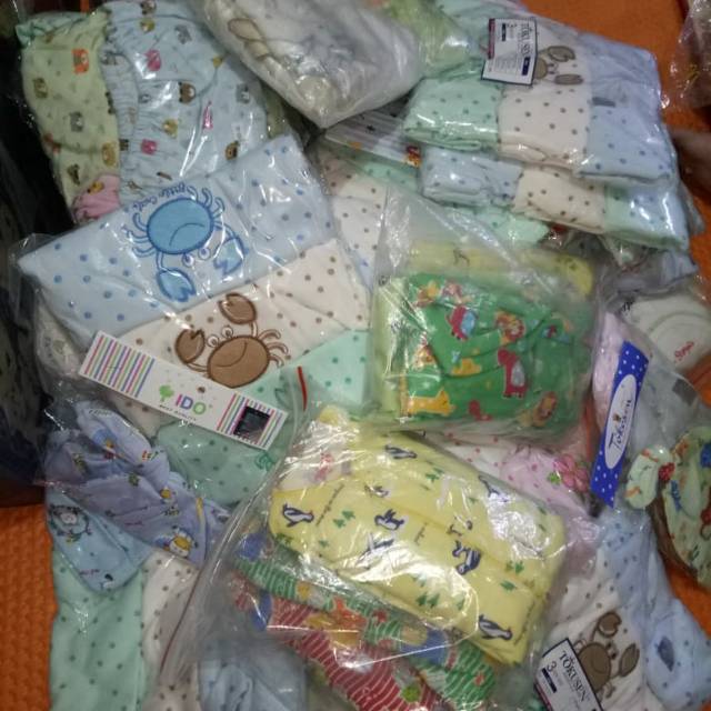 1/2 KG GROSIR BAJU BAYI KILOAN MURAH MERK TATAMI,TOKUSEN,BABYLON,COSTLY 1/2KG