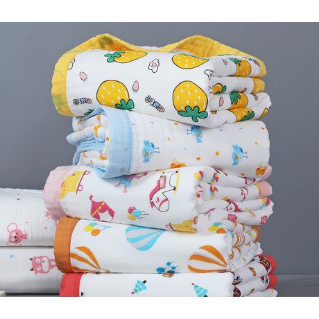 (Pimenova) selimut bayi selimut bahan bamboo baby blanket selimut bayi 6 lapis