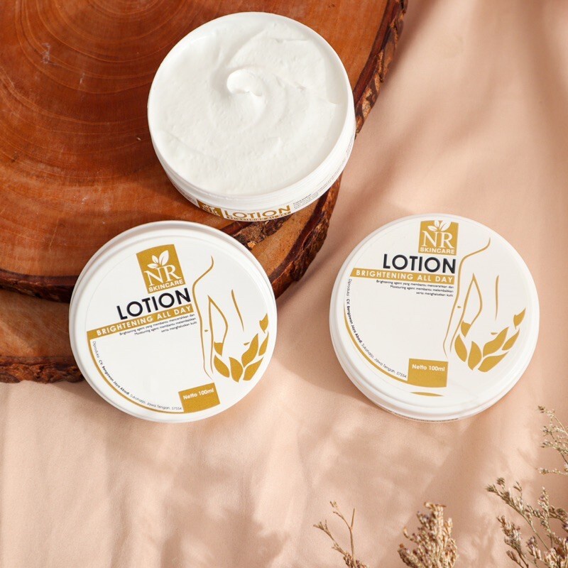 NR SKINCARE Lotion Brightening All Day | Bundling Facial Wash + Cream