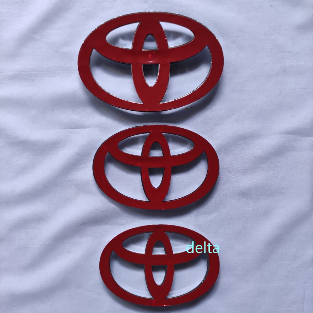 Logo/Emblim Variasi Toyota Chrome agya avanza AN Avanza calya yaris Innova