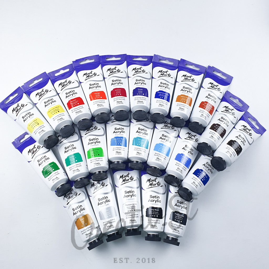 

HJK MONT MARTE Premium Satin Acrylic 75 Ml Cat Akrilik Premium Pmsa Part 1