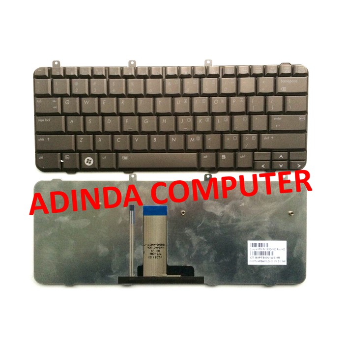 Keyboard HP Pavilion DV3-1000 DV3-2000 DV3-2100 DV3-220 Brown Cokelat