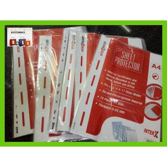 

DOCUMENTO- POCKET/SHEET PROTECTOR BINDER A4 MURAH -ASLIII.