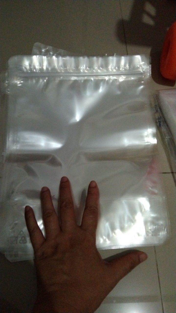 Standing Pouch Lightpack 22 X 29 Cm - Pouch K Pack Transparan Zip