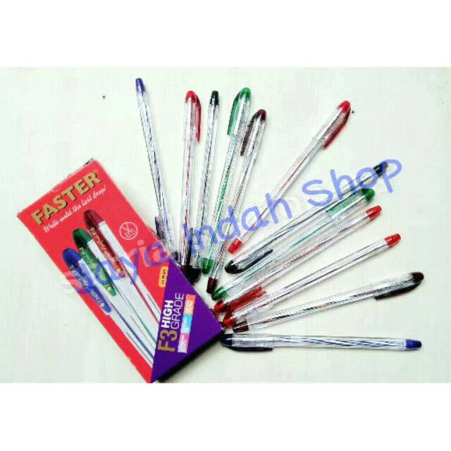 

faster F3 0.5 ballpoint pulpen pen alat tulis pena bolpen murah