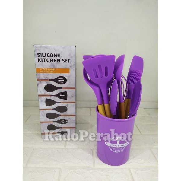 Spatula Set Alat Masak Aesthetic Spatula Masak Estetik Kado Alat Masak Sutil Spatula Masak isi 12Pcs Kado Pernikahan Cantik