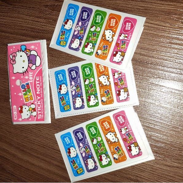 Sticky Note Fancy karakter Lucu sticky Notes murah-4