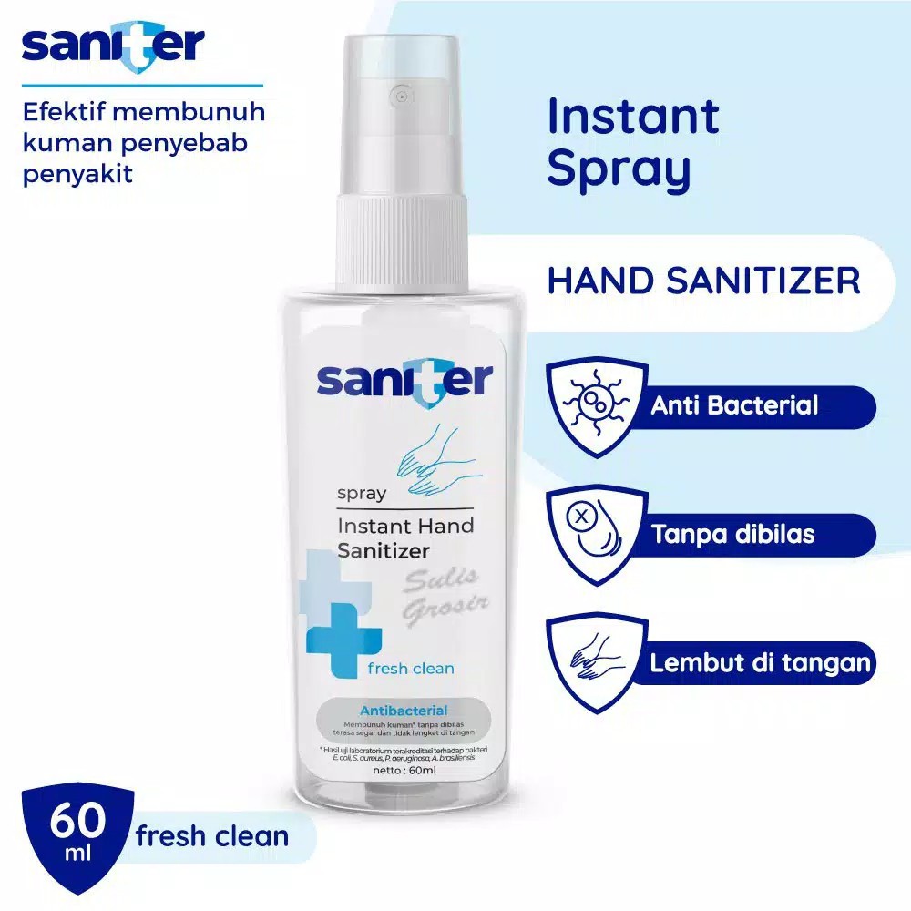 Saniter Hand Sanitizer spray 60 ml