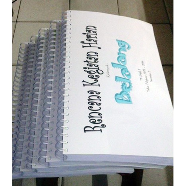 

Jasa jilid ring cover glossy