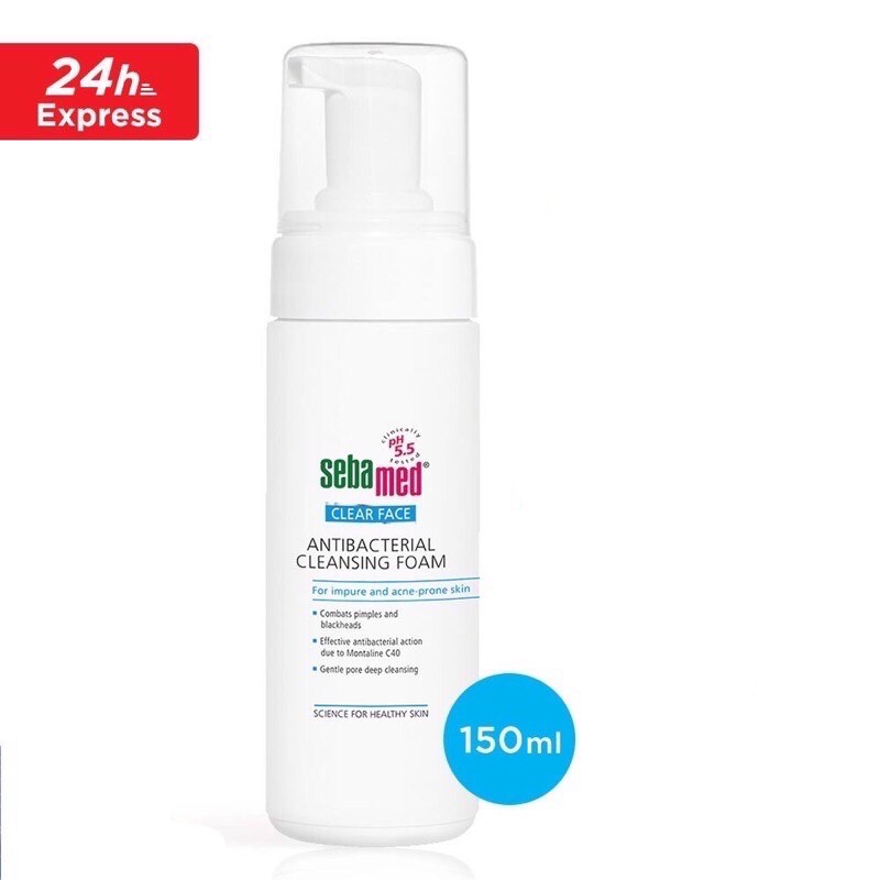 Jual Sebamed Clear Face AntiBacterial CLEANSING FOAM 150ml Shopee