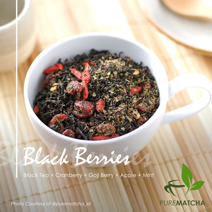

Artisan Cafe Tea Black Tea Cranberry Goji Berry Apple Mint Teh 10gr - tth571