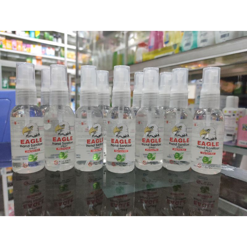 EAGLE HAND SANITIZER SPRAY 50 ML Aloe Euca Mint Cap Lang