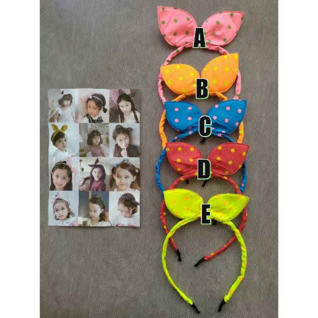 [AC]Bando Chibi Aksen Telinga Kelinci Termurah | Aksesoris Rambut| L11