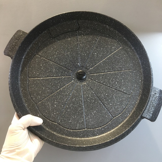 Krischef grill pan round wajan panggang 32 cm