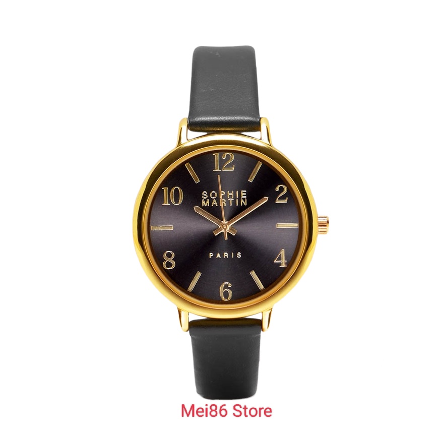 Sophie Paris Deandra Black Jam Tangan Analog Wanita / n