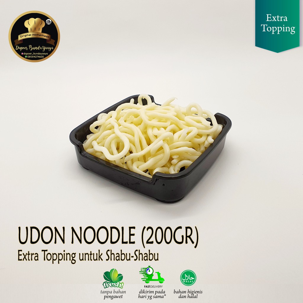 

Udon Noodle 200gr untuk Shabu Shabu (Halal Food)