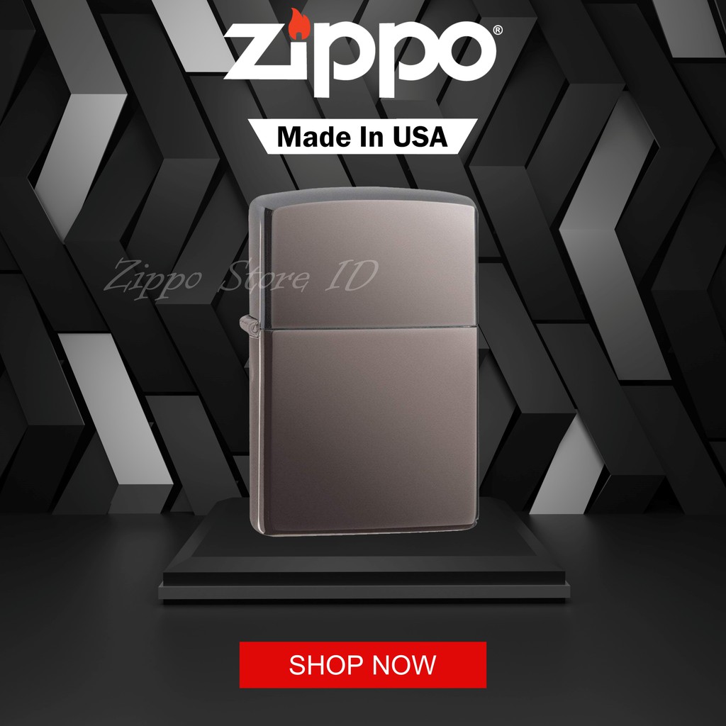 Zippo Original Lighter and Pipe Insert Combo Black Ice 29789