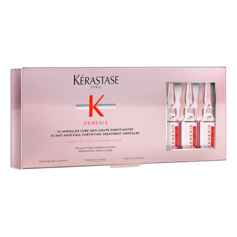 Kerastase Cure Fortifiant Anti Chute 10 6 Ml Shopee Indonesia