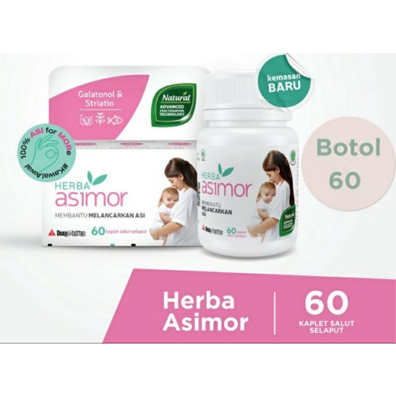 Herba Asimor Botol 60 Kapsul / Asi Booster / Pelancar Asi