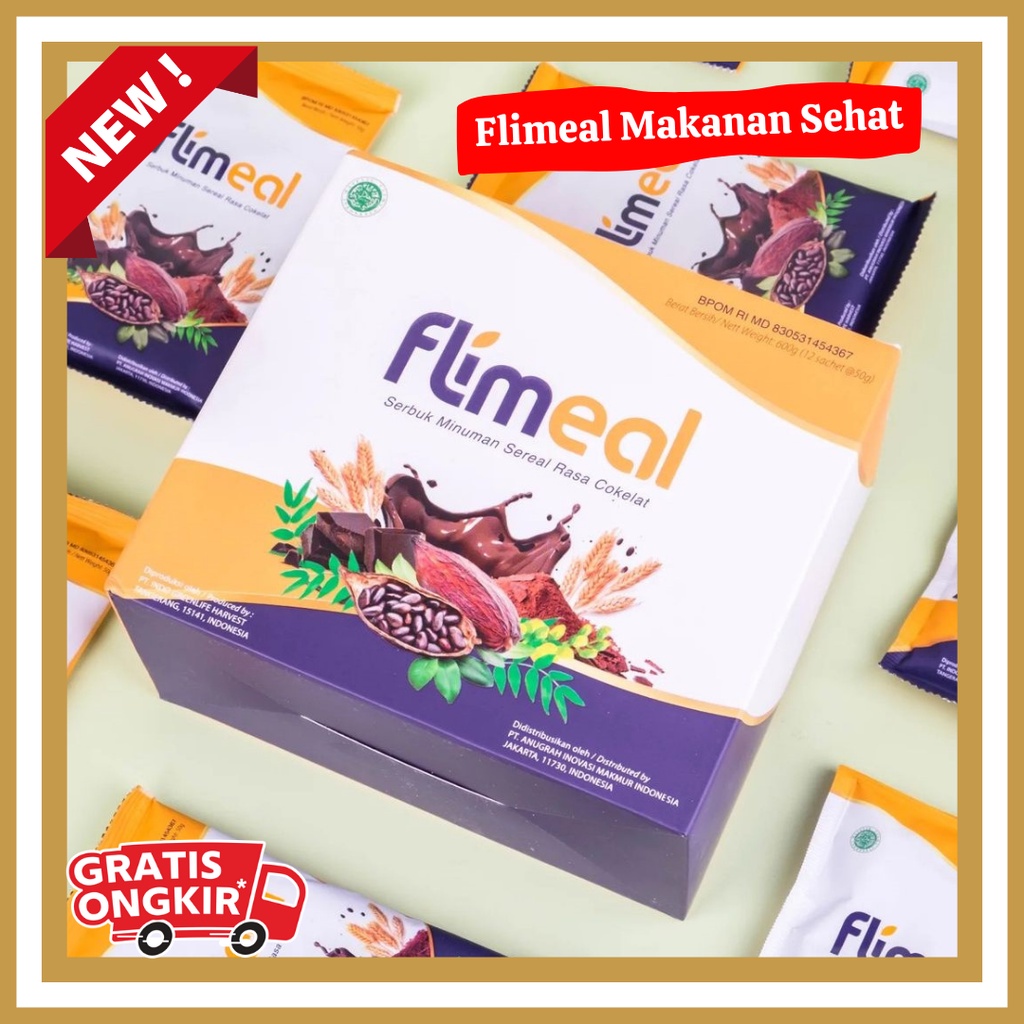 

BERKUALITAS!!! Flimeal flimeal pelangsing original Meal Replacement Herbal Istana