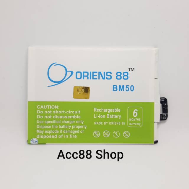 Baterai Batre Battery Double Power Xiaomi Redmi Mi Max 2 BM50 OR88/ Oriens88