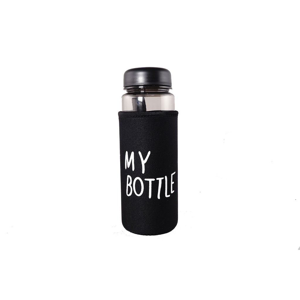 Botol Air Minum Motif My Bottle Warna - Hitam