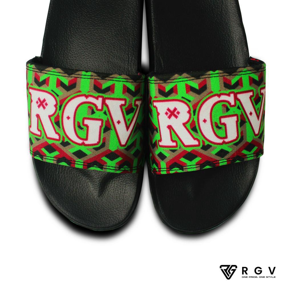 RGV - SANDAL PRIA DAN WANITA SLIDE SLIP ON SENDAL ANTI LICIN RINGAN SELOP TRIBEE GREEN