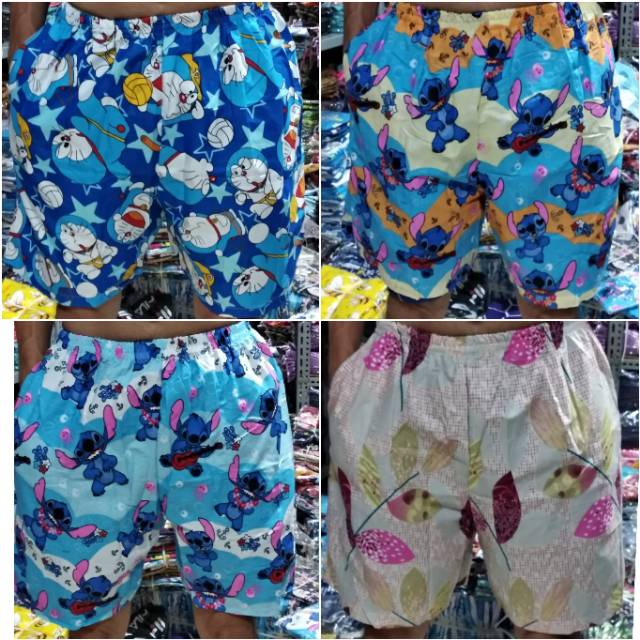 ISANNY ALL SIZE CELANA SANTAI RANDOM/CELANA PENDEK DEWASA/CELANA HAWAII/READY STOK