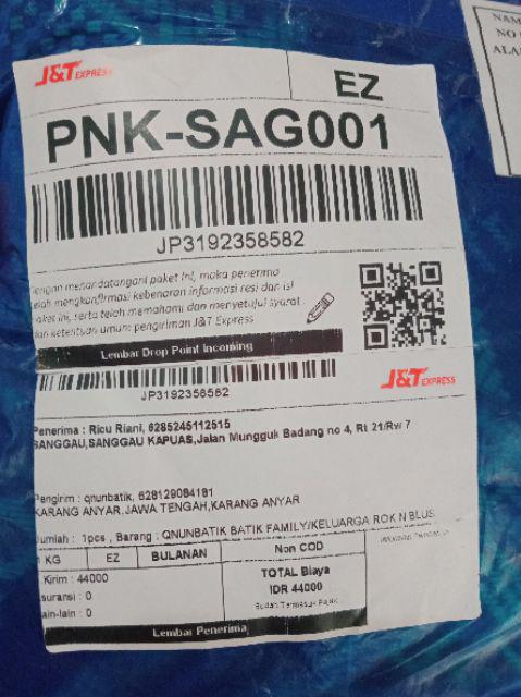 Qnunbatik Batik Family/keluarga Rok N Blus Viona Kidang