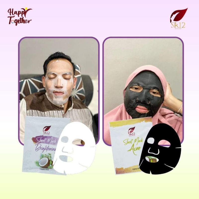 Sheet Mask SR12 - sheetmask brightening sr12 - sheetmask acne sr12 - Acne dan Brightening