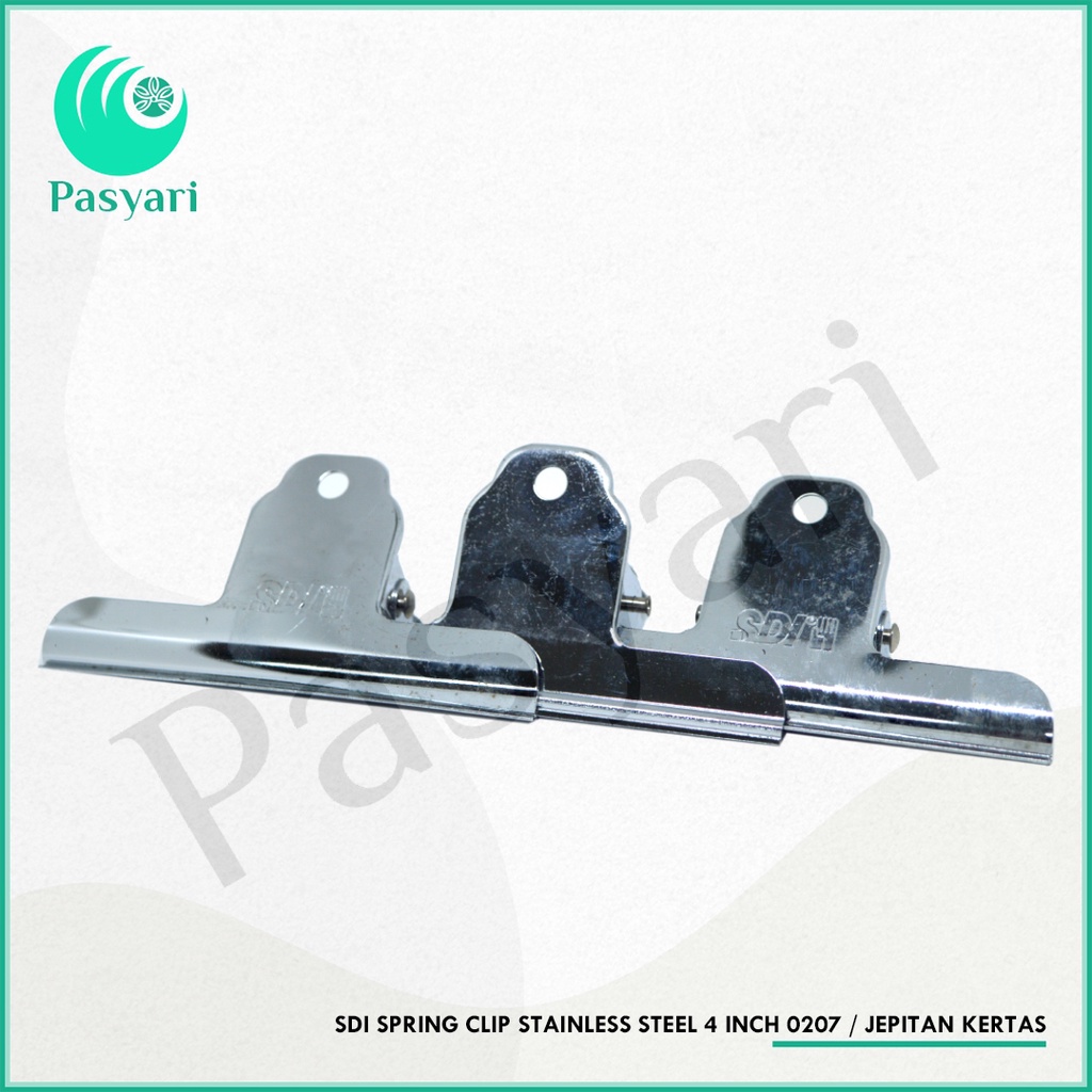 

SDI Spring Clip Stainless Steel 4 Inch 0207 / jepitan kertas