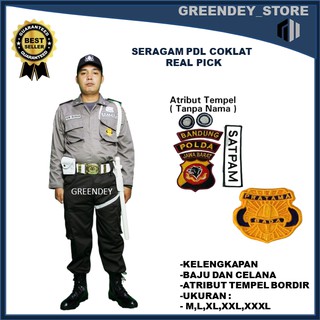 Seragam Pdh Satpam Baju Pdh Seragam Pdh Pdh Satpam Seragam Security Baju Satpam Baju Security Shopee Indonesia