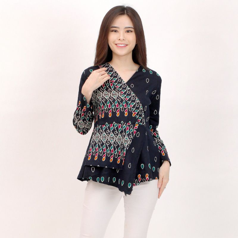 Batik wanita - Atasan blouse batik wanita fashion 606