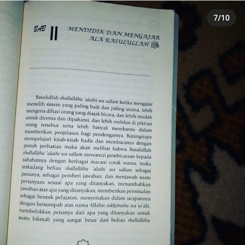 mendidik dan mengajar ala Rasulullah rosululloh.