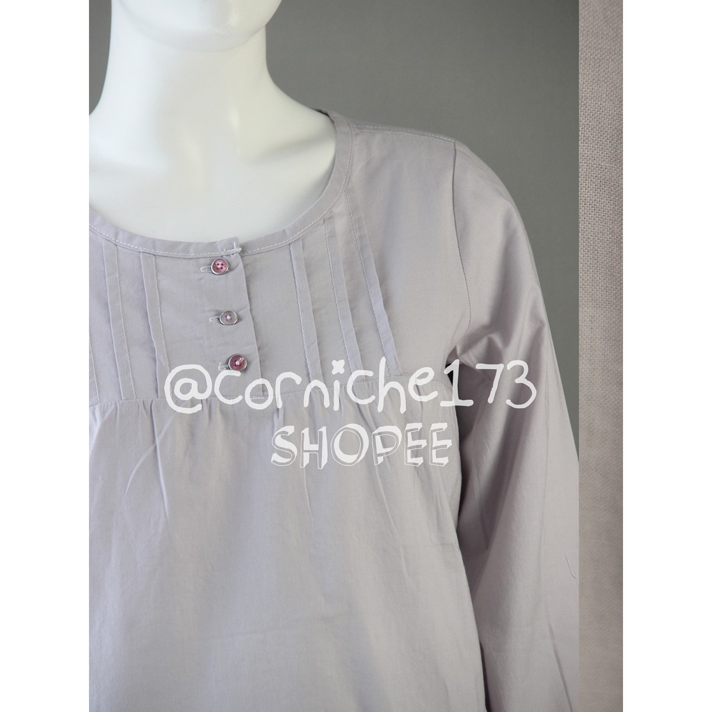 Corniche Deana Blouse Light Grey -TH231172