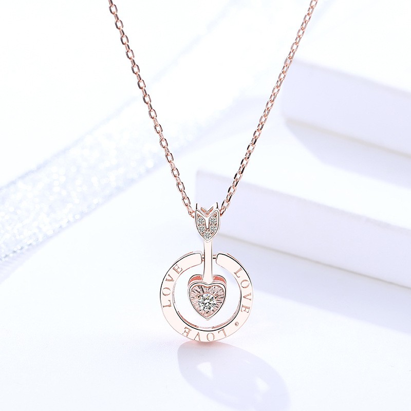 Kalung Perak / Necklace 925 Sterling Silver Wanita Cewek Korea Unik Asli S925 Cocok Hadiah KS035