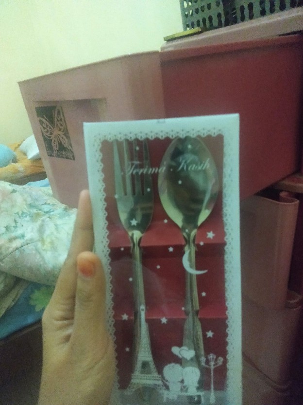 Mika Motif Sendok Wayang Uk 18,4x9x2cm