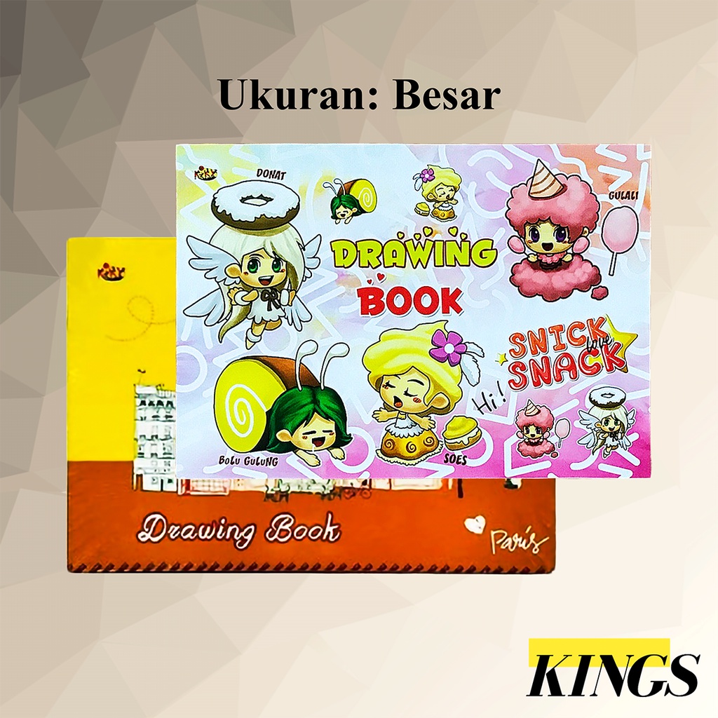 

Kiky Drawing Book / Buku Gambar Besar