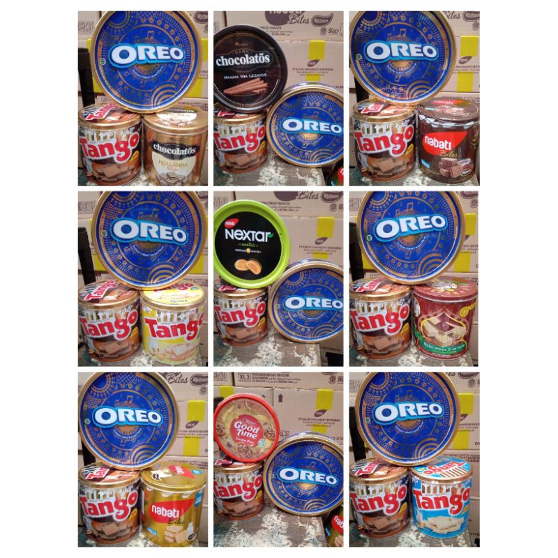 (FreeOngkir) Paket 3 jajan lebaran oreo besar, roma, gery, nabati, tango, nissin, selamat, nextar,