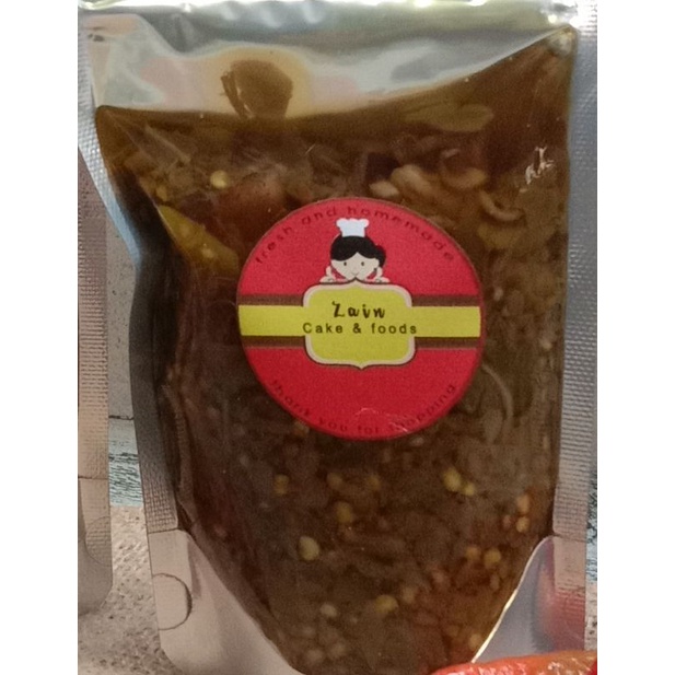 

Sambal Zain baby cumi hijau