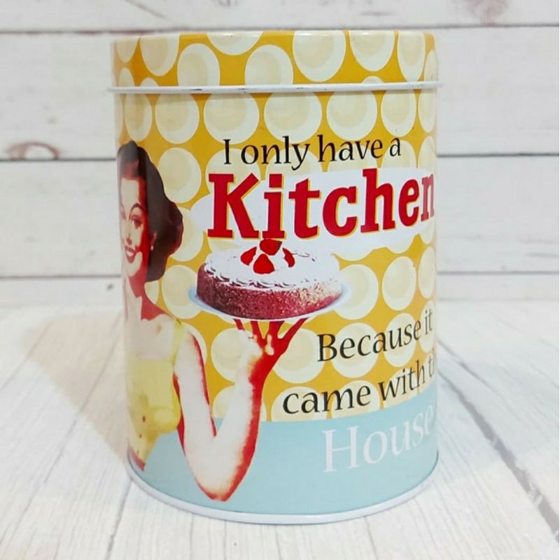 I ONLY HAVE A KITCHEN BECAUSE IT CAME WITH THE HOUSE TIN ONLY 10x10x14 cm