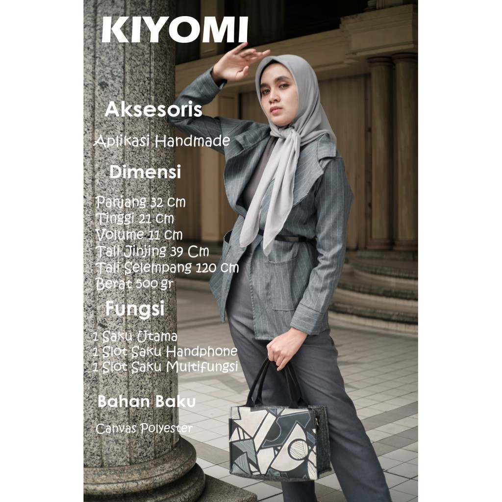 TAS JINJING WANITA KIYOMI KELAYA ORI BY MUDAGAYA
