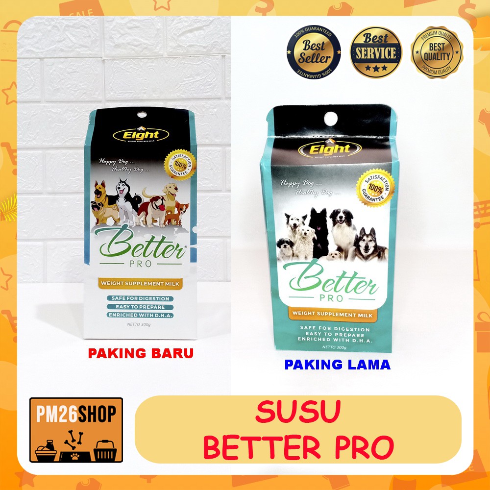 Susu untuk Anjing Penggemuk Anjing Better Pro 300gr