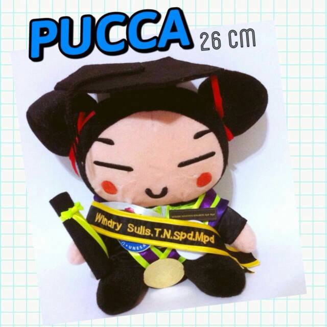 Boneka Pucca Wisuda | Boneka Wisuda Pucca