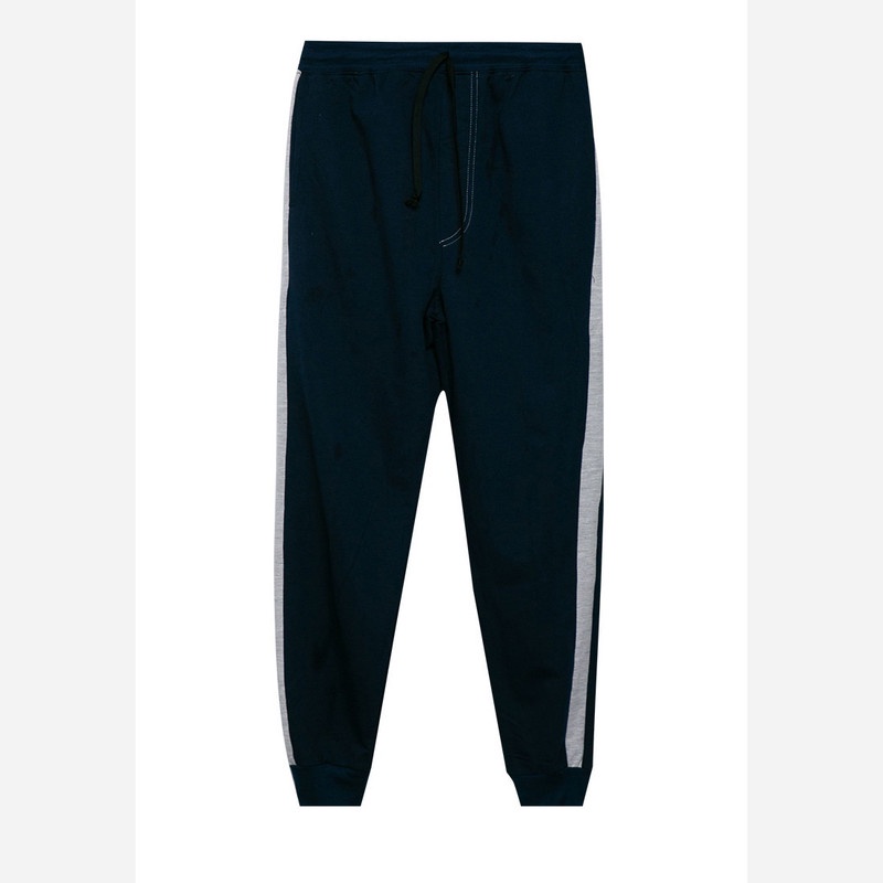 Sport High Jogger Traning Pants Basic Stripe Samping Pria
