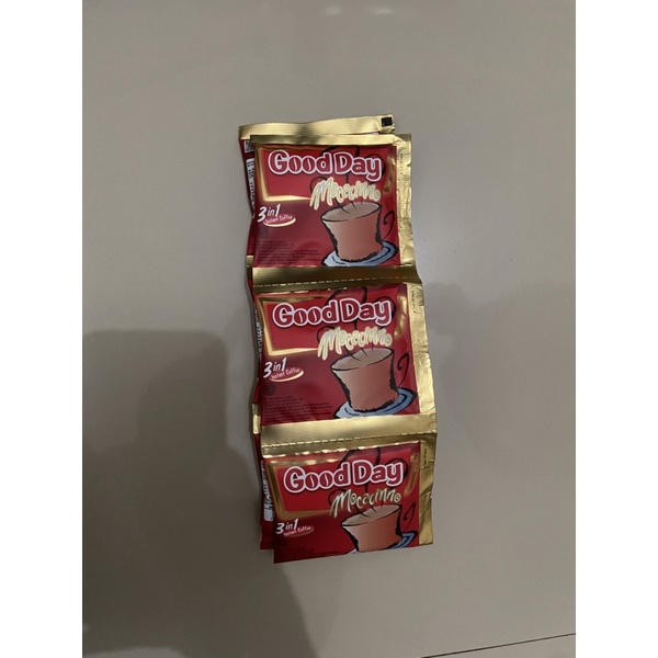 

Good Day Mocacino 1 renceng / 1 gantung (20 gr per sachet)