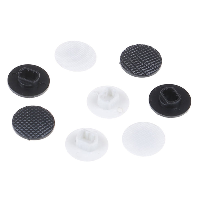 (LUCKID) 4pcs Tombol joystick analog 3D Warna Hitam / Putih