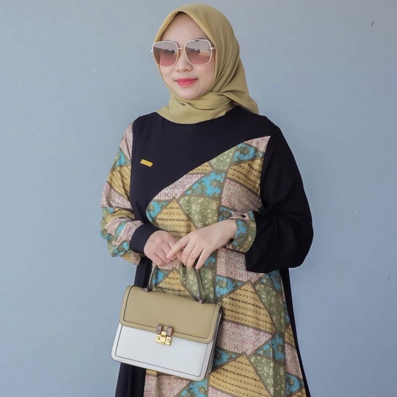 DYN -  Clothingline FAZA  Dress - Gamis Wanita Busui Friendly-3