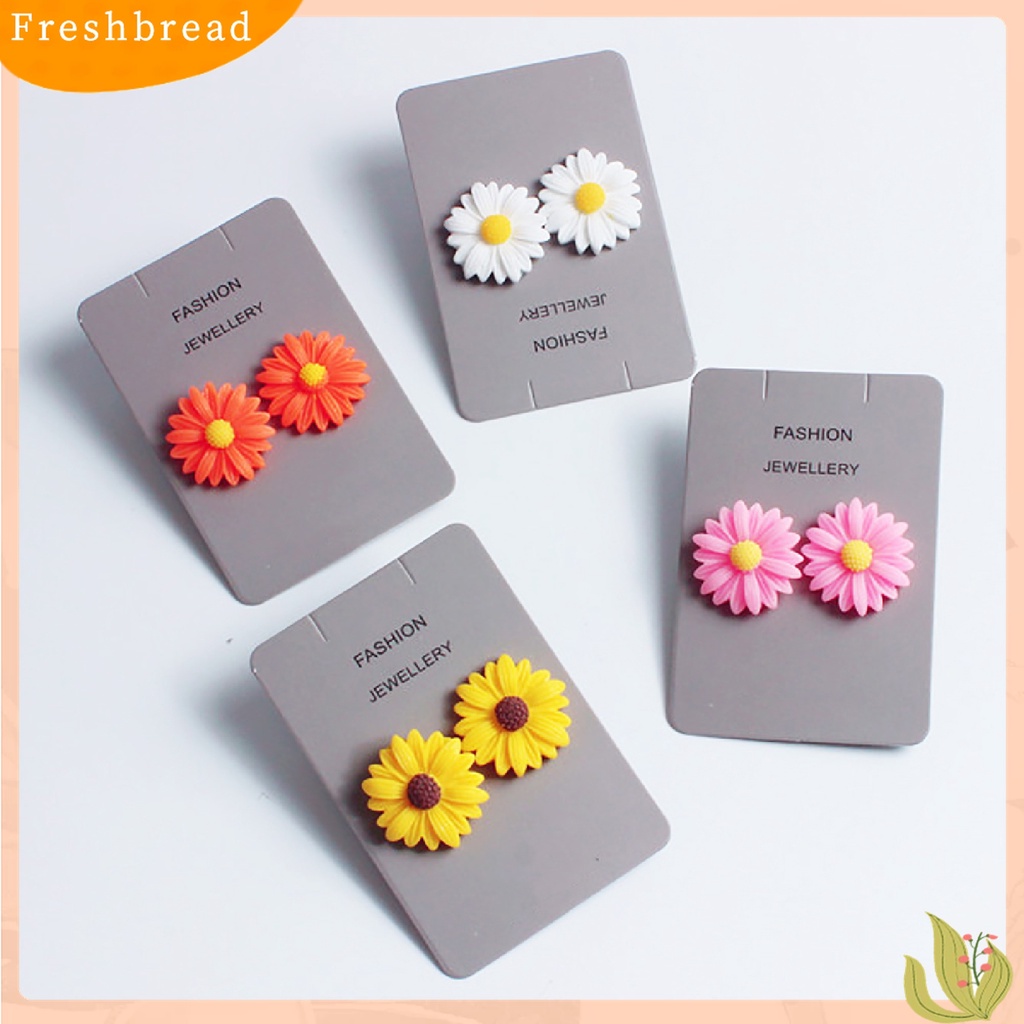 [Fresh] Anting Tusuk Motif Bunga Daisy untuk Wanita / Hadiah Pernikahan